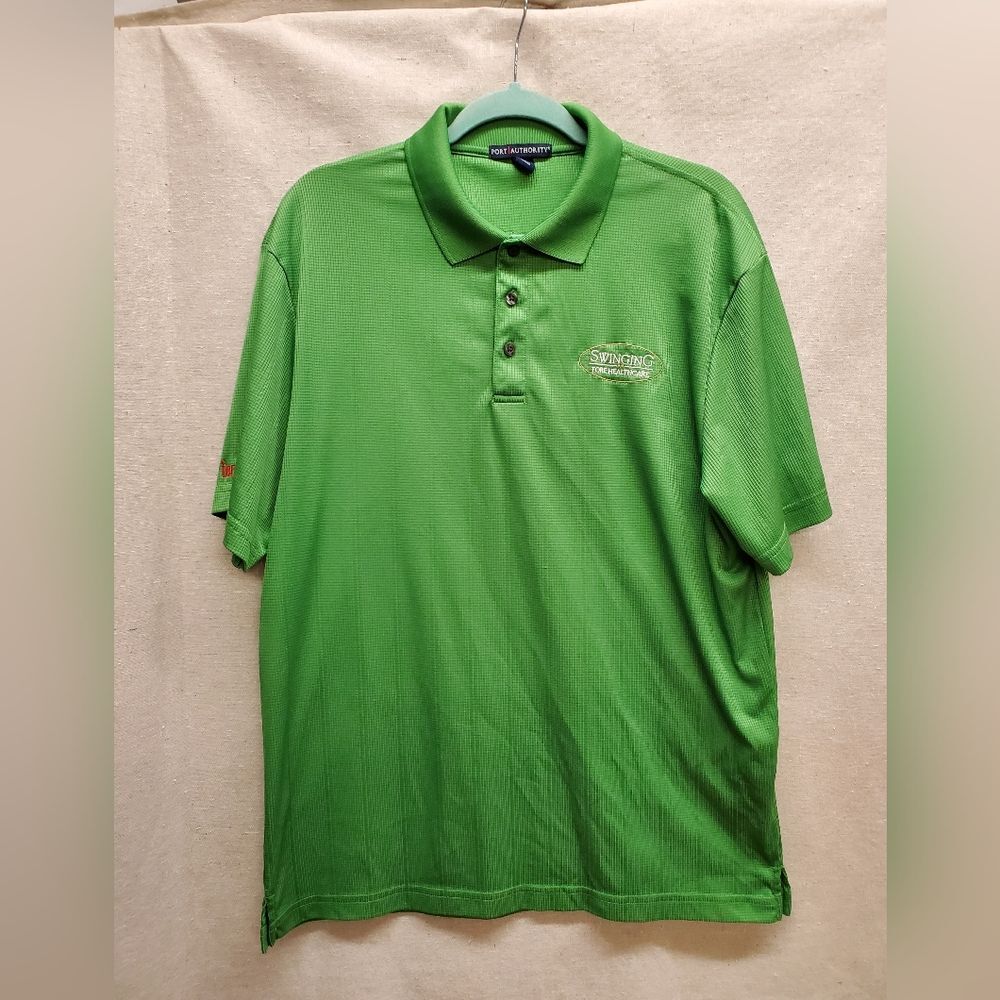 Port Authority Green Golf Shirt